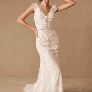 Whispers and Echoes BHLDN Milano gown